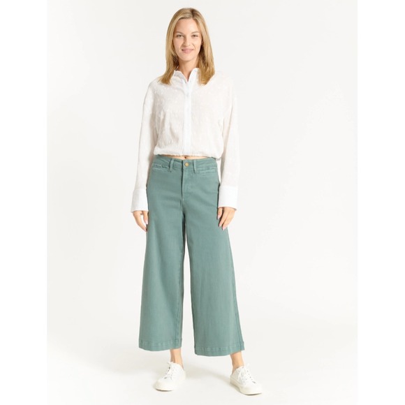 Jean droit Patricia taille élastiquée en coton stretch | SAINT JAMES site officiel Jean droit Patricia taille élastiquée en coton stretch | SAINT JAMES site officiel